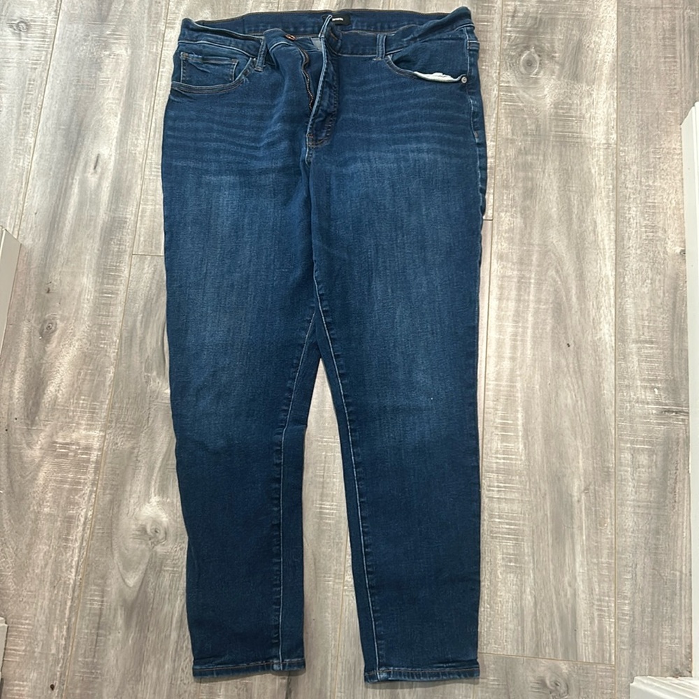 Express high rise skinny jeans